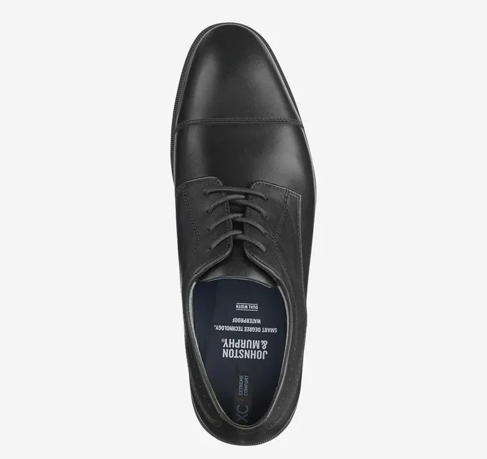 JohnstonandMurphy Dress Shoes Xc4 Maddox Cap Toe Black Waterproof Full Grain 8211 Men JohnstonandMurphy Dress Shoes Xc4 Maddox Cap Toe Black Waterproof Full Grain 8211 Men