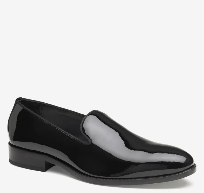 JohnstonandMurphy Formal Shoes Gavney SlipOn Loafer Black Patent 8211 Men