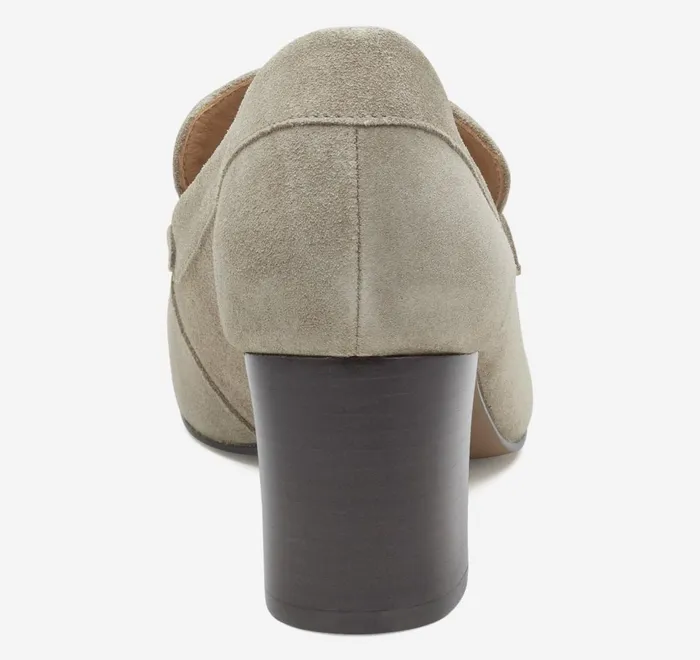 JohnstonandMurphy Mules and Loafers Eleanor Chain Loafer Taupe Suede 8211 Women JohnstonandMurphy Mules and Loafers Eleanor Chain Loafer Taupe Suede 8211 Women