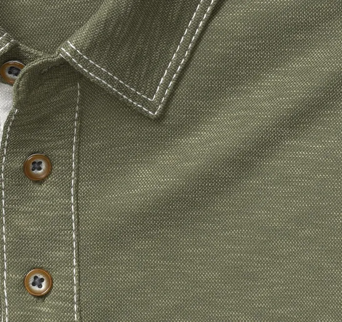 JohnstonandMurphy Polos and Tees Vintage Slub Polo Olive 8211 Men JohnstonandMurphy Polos and Tees Vintage Slub Polo Olive 8211 Men