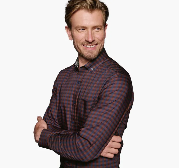 JohnstonandMurphy Shirts Xc4 Sport LongSleeve Shirt Red 8211 Men JohnstonandMurphy Shirts Xc4 Sport LongSleeve Shirt Red 8211 Men