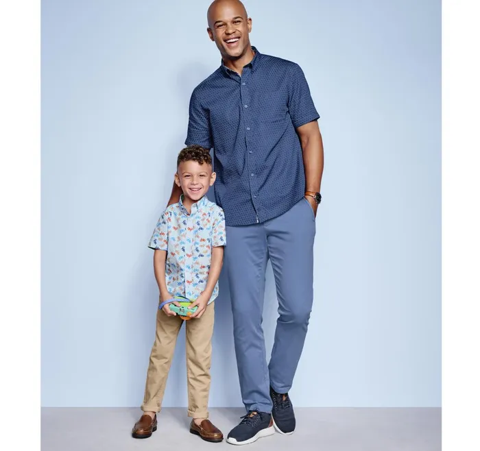 JohnstonandMurphy ShortSleeve Shirts Textured Cotton ShortSleeve Shirt Navy Linked Flower 8211 Men JohnstonandMurphy ShortSleeve Shirts Textured Cotton ShortSleeve Shirt Navy Linked Flower 8211 Men