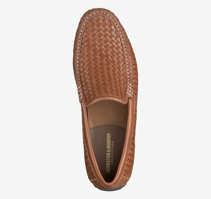 JohnstonandMurphy SlipOns and Loafers Baldwin Driver Woven SlipOn Loafer Tan Sheepskin 8211 Men JohnstonandMurphy SlipOns and Loafers Baldwin Driver Woven SlipOn Loafer Tan Sheepskin 8211 Men