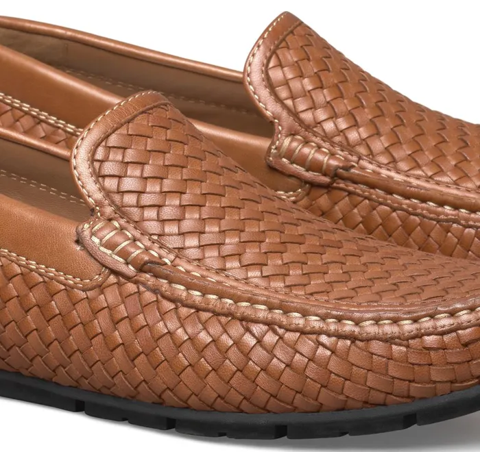 JohnstonandMurphy SlipOns and Loafers Baldwin Driver Woven SlipOn Loafer Tan Sheepskin 8211 Men JohnstonandMurphy SlipOns and Loafers Baldwin Driver Woven SlipOn Loafer Tan Sheepskin 8211 Men