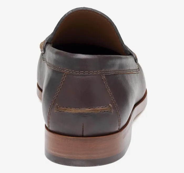 JohnstonandMurphy SlipOns and Loafers Baldwin Penny Loafer Dark Brown English Full Grain 8211 Men JohnstonandMurphy SlipOns and Loafers Baldwin Penny Loafer Dark Brown English Full Grain 8211 Men