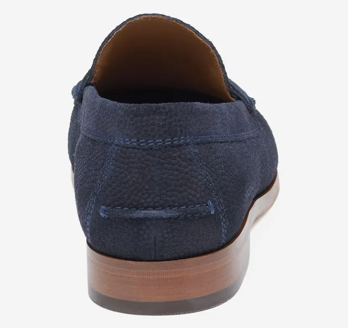 JohnstonandMurphy SlipOns and Loafers Baldwin Penny Loafer Navy English Suede 8211 Men JohnstonandMurphy SlipOns and Loafers Baldwin Penny Loafer Navy English Suede 8211 Men