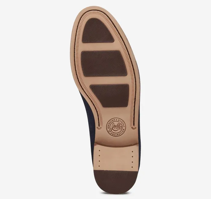 JohnstonandMurphy SlipOns and Loafers Baldwin Penny Loafer Navy English Suede 8211 Men JohnstonandMurphy SlipOns and Loafers Baldwin Penny Loafer Navy English Suede 8211 Men