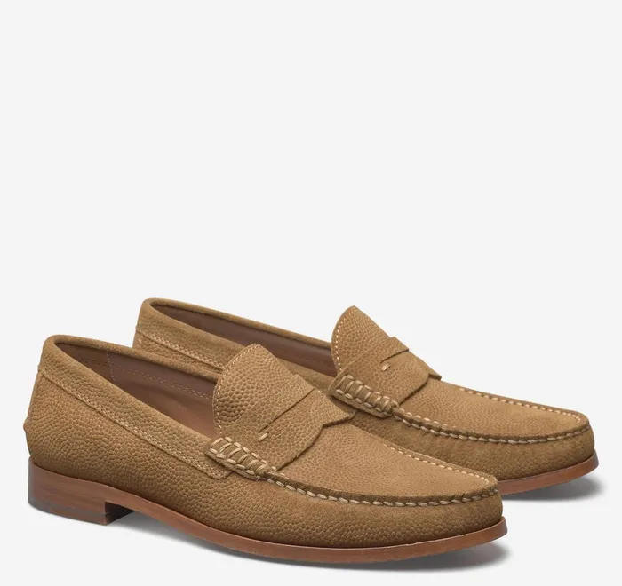 JohnstonandMurphy SlipOns and Loafers Baldwin Penny Loafer Snuff English Suede 8211 Men JohnstonandMurphy SlipOns and Loafers Baldwin Penny Loafer Snuff English Suede 8211 Men