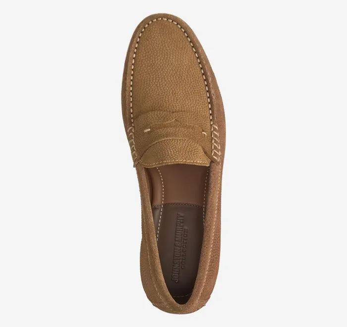JohnstonandMurphy SlipOns and Loafers Baldwin Penny Loafer Snuff English Suede 8211 Men JohnstonandMurphy SlipOns and Loafers Baldwin Penny Loafer Snuff English Suede 8211 Men
