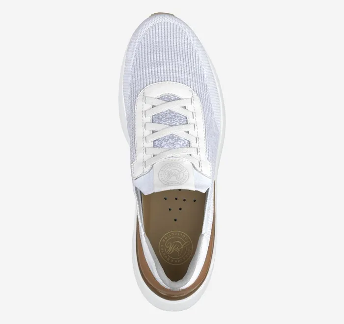JohnstonandMurphy SlipOns and Loafers Briley Knit Jogger White Knit 8211 Men JohnstonandMurphy SlipOns and Loafers Briley Knit Jogger White Knit 8211 Men