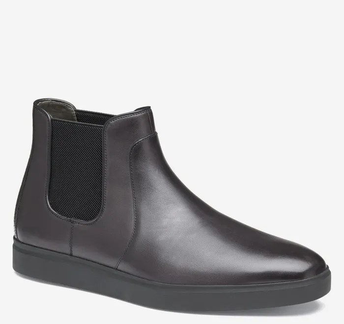 JohnstonandMurphy SlipOns and Loafers Brody Chelsea Boot Black Handstained Full Grain 8211 Men JohnstonandMurphy SlipOns and Loafers Brody Chelsea Boot Black Handstained Full Grain 8211 Men