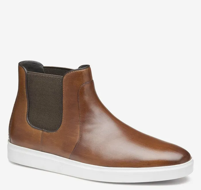 JohnstonandMurphy SlipOns and Loafers Brody Chelsea Boot Brown Handstained Full Grain 8211 Men JohnstonandMurphy SlipOns and Loafers Brody Chelsea Boot Brown Handstained Full Grain 8211 Men