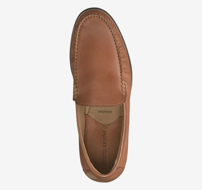 JohnstonandMurphy SlipOns and Loafers Cresswell Venetian Loafer Cognac Sheepskin 8211 Men JohnstonandMurphy SlipOns and Loafers Cresswell Venetian Loafer Cognac Sheepskin 8211 Men