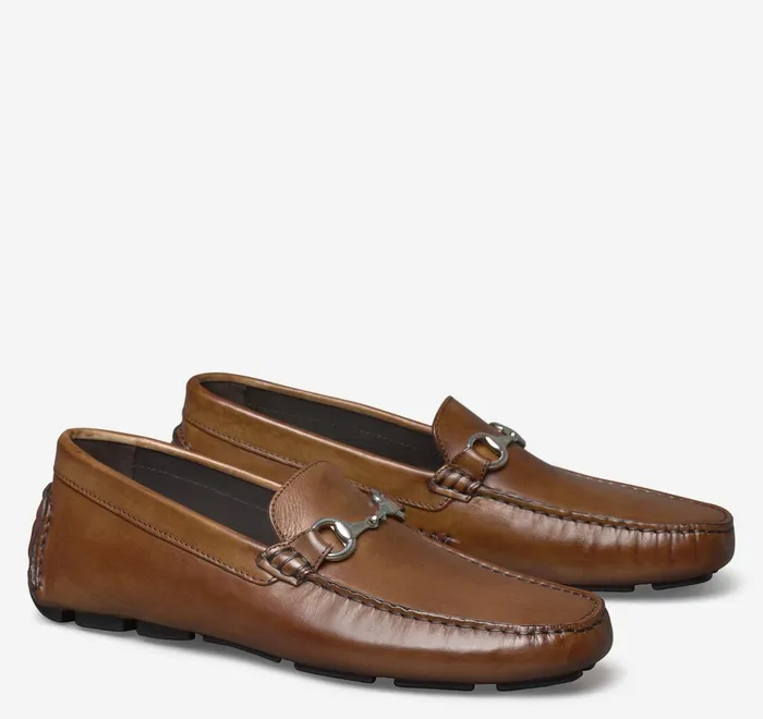 JohnstonandMurphy SlipOns and Loafers Dayton Bit Loafer Brown Italian Calfskin 8211 Men JohnstonandMurphy SlipOns and Loafers Dayton Bit Loafer Brown Italian Calfskin 8211 Men