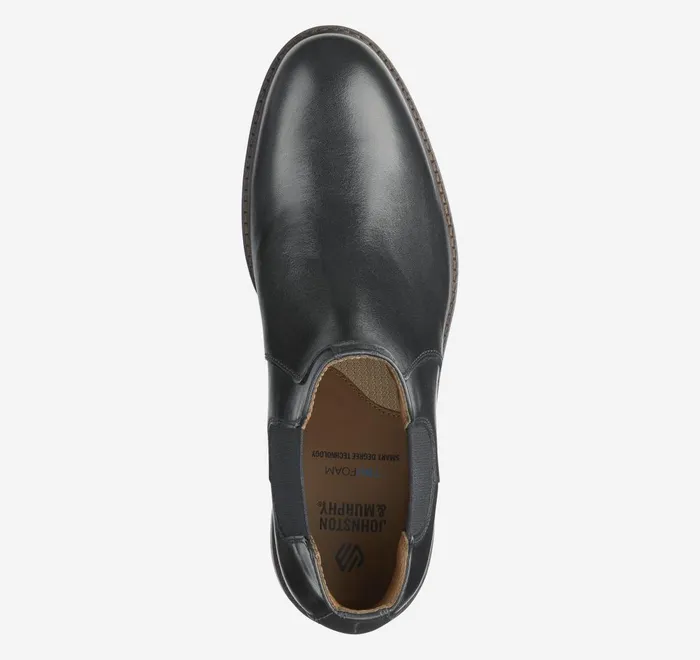 JohnstonandMurphy SlipOns and Loafers Mason Chelsea Boot Black Full Grain 8211 Men JohnstonandMurphy SlipOns and Loafers Mason Chelsea Boot Black Full Grain 8211 Men