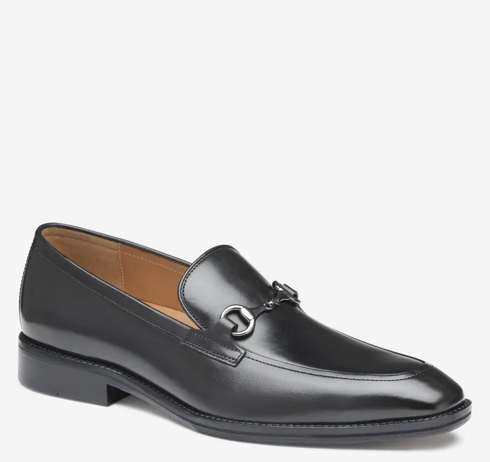 JohnstonandMurphy SlipOns and Loafers Sullivan Bit Loafer Black Italian Calfskin 8211 Men JohnstonandMurphy SlipOns and Loafers Sullivan Bit Loafer Black Italian Calfskin 8211 Men