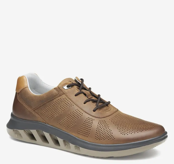 JohnstonandMurphy Sneakers Activate UThroat Brown Oiled Full Grain 8211 Men