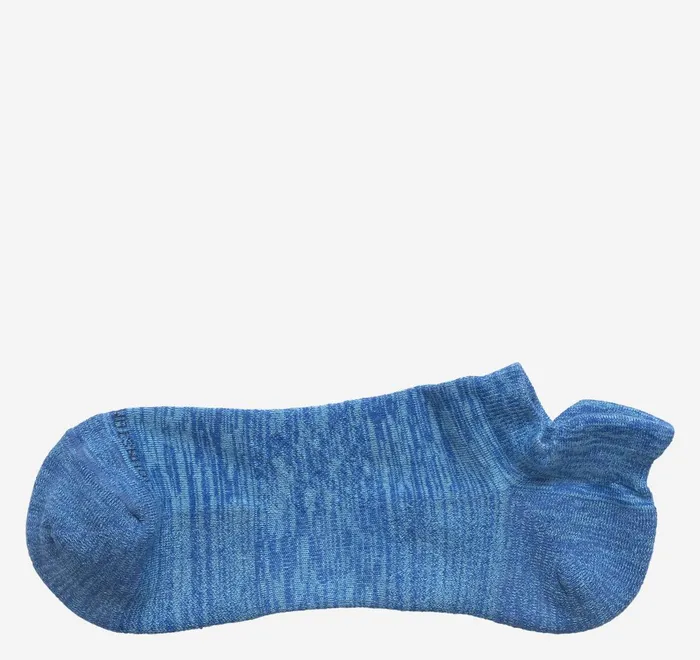 JohnstonandMurphy Socks First In Comfort Ankle Socks Blue Spacedye 8211 Men