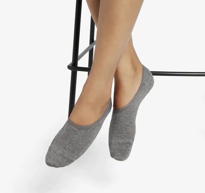 JohnstonandMurphy Socks HighRise Liner Sock Light Gray 8211 Women JohnstonandMurphy Socks HighRise Liner Sock Light Gray 8211 Women