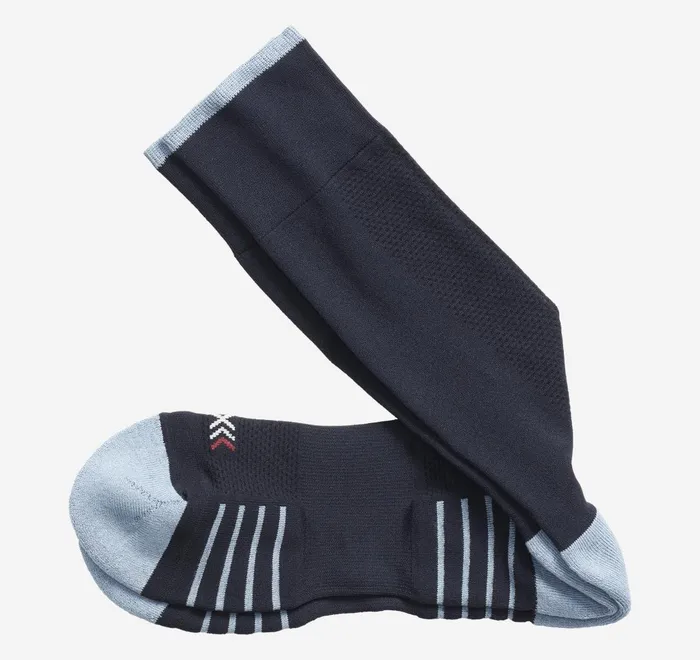 JohnstonandMurphy Socks Xc4 Performance Crew Socks Navy 8211 Men