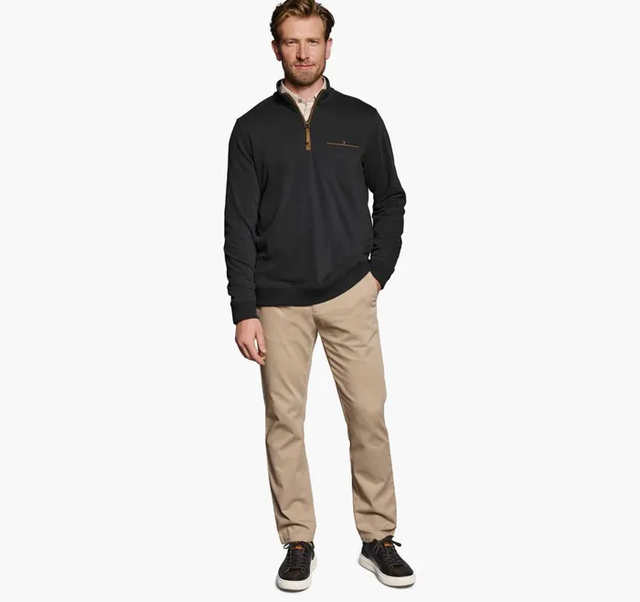 JohnstonandMurphy Sweaters and Knits Knit QuarterZip Black 8211 Men JohnstonandMurphy Sweaters and Knits Knit QuarterZip Black 8211 Men