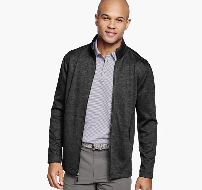 JohnstonandMurphy Sweaters and Knits Xc4 Performance Knit FullZip Black 8211 Men JohnstonandMurphy Sweaters and Knits Xc4 Performance Knit FullZip Black 8211 Men