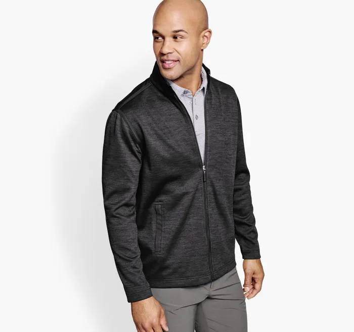 JohnstonandMurphy Sweaters and Knits Xc4 Performance Knit FullZip Black 8211 Men JohnstonandMurphy Sweaters and Knits Xc4 Performance Knit FullZip Black 8211 Men