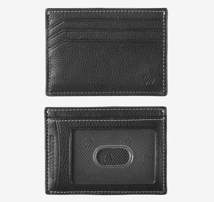 JohnstonandMurphy Wallets Kingston Weekender Case Black Pebbled 8211 Men