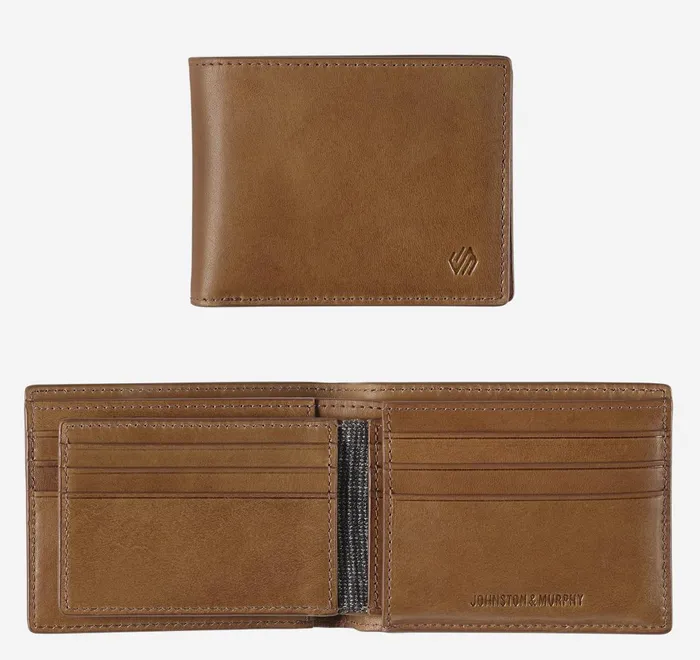 JohnstonandMurphy Wallets Rhodes 2In1 Billfold Wallet Tan Full Grain 8211 Men JohnstonandMurphy Wallets Rhodes 2In1 Billfold Wallet Tan Full Grain 8211 Men
