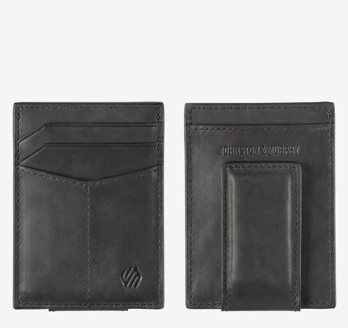 JohnstonandMurphy Wallets Rhodes Front Pocket Wallet Black Full Grain 8211 Men JohnstonandMurphy Wallets Rhodes Front Pocket Wallet Black Full Grain 8211 Men