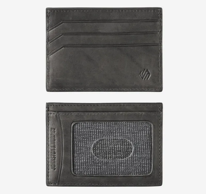 JohnstonandMurphy Wallets Rhodes Weekender Case Black Full Grain 8211 Men
