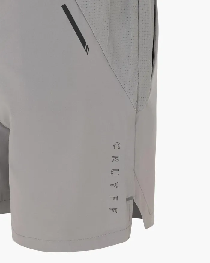 Junior Cruyff Bottoms Flame Shorts Grey Junior Cruyff Bottoms Flame Shorts Grey