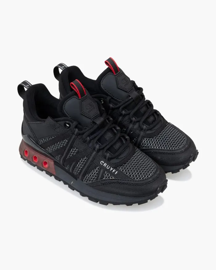 Junior Cruyff Sneakers Fearia Blackred Junior Cruyff Sneakers Fearia Blackred