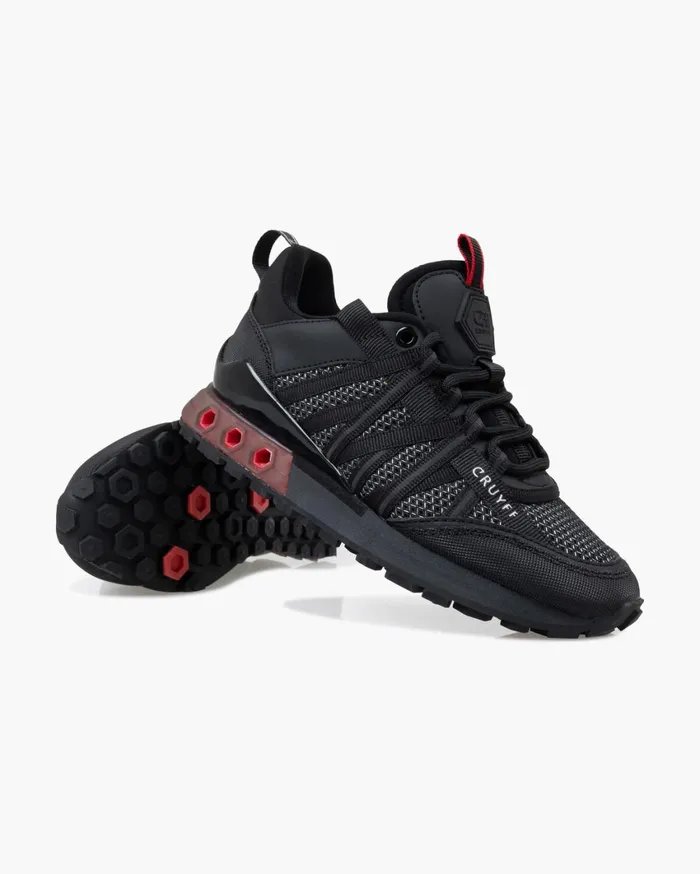Junior Cruyff Sneakers Fearia Blackred Junior Cruyff Sneakers Fearia Blackred