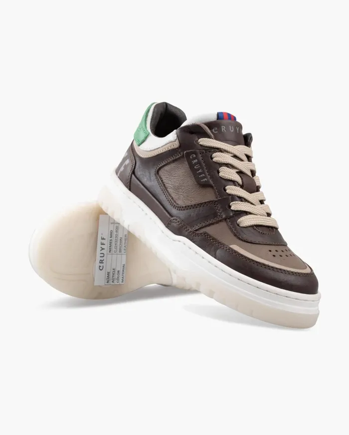 Junior Cruyff Sneakers Nemes Mid Brown Junior Cruyff Sneakers Nemes Mid Brown