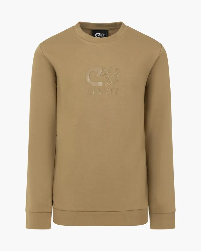 Junior Cruyff Sweats and Hoodies Classic Crewneck Sand