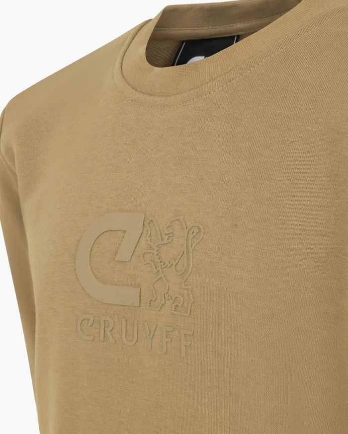 Junior Cruyff Sweats and Hoodies Classic Crewneck Sand Junior Cruyff Sweats and Hoodies Classic Crewneck Sand