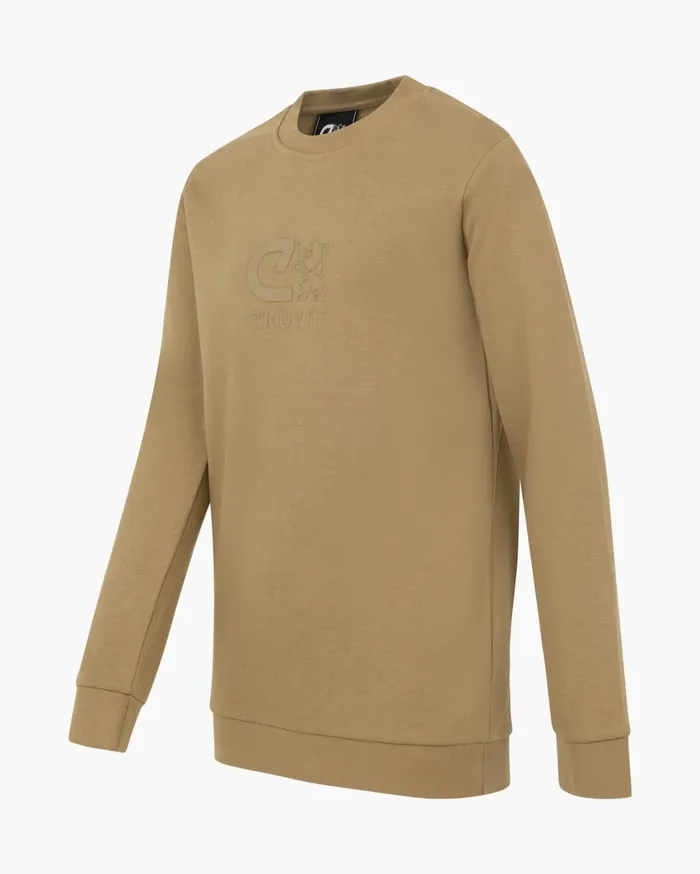 Junior Cruyff Sweats and Hoodies Classic Crewneck Sand Junior Cruyff Sweats and Hoodies Classic Crewneck Sand