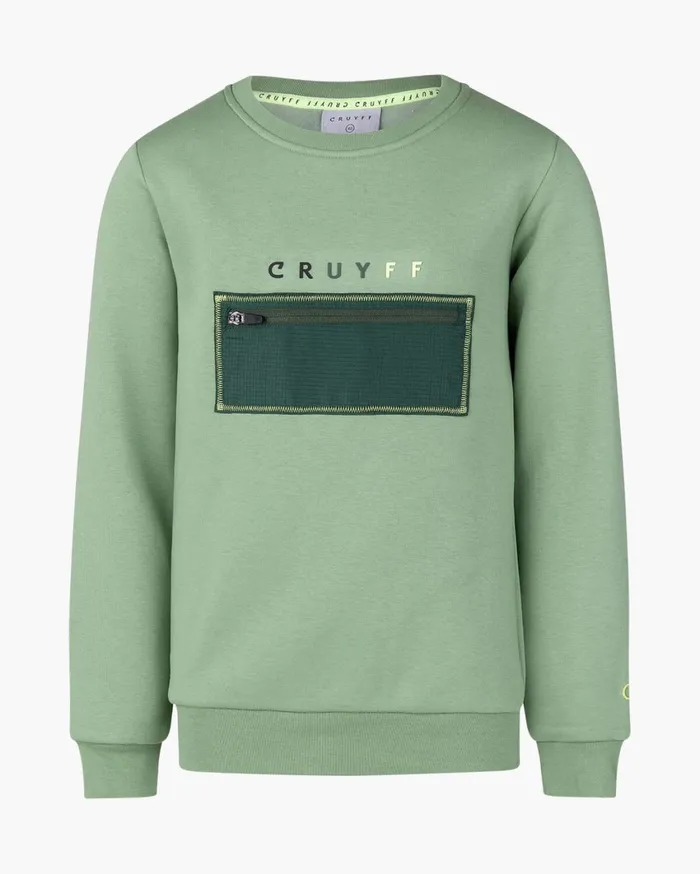 Junior Cruyff Sweats and Hoodies Clipper Crewneck Green