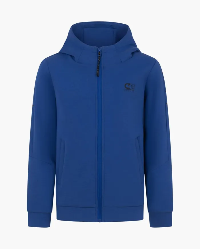 Junior Cruyff Sweats and Hoodies Ignite Tape Hood Blue