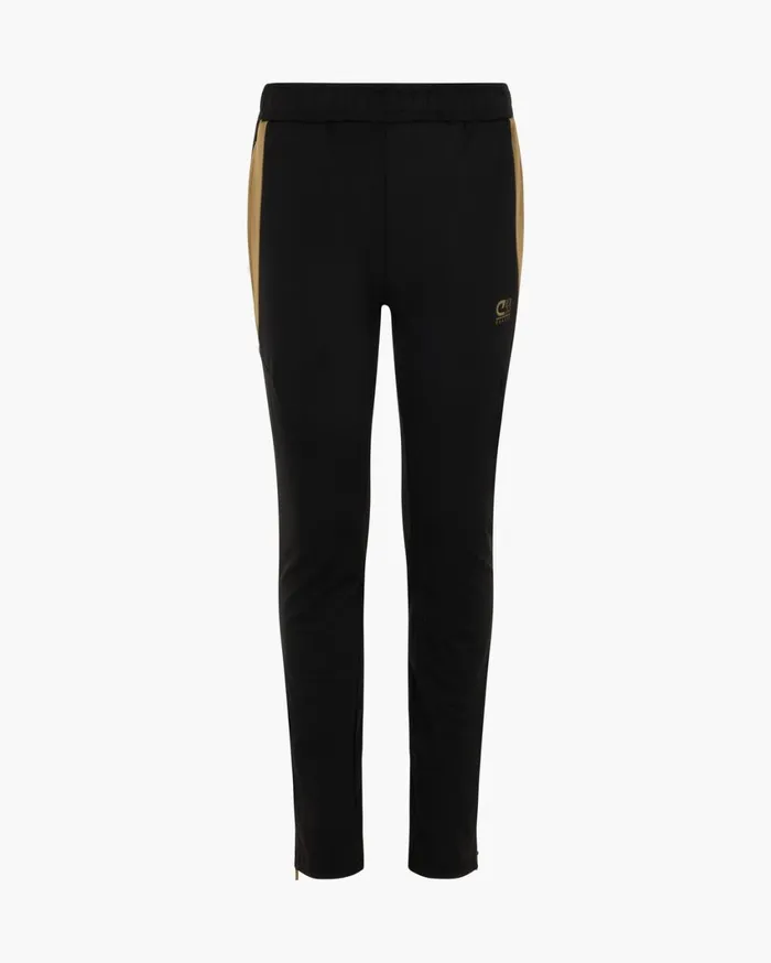 Junior Cruyff Tracksuits Corner Suit Blackgold Junior Cruyff Tracksuits Corner Suit Blackgold