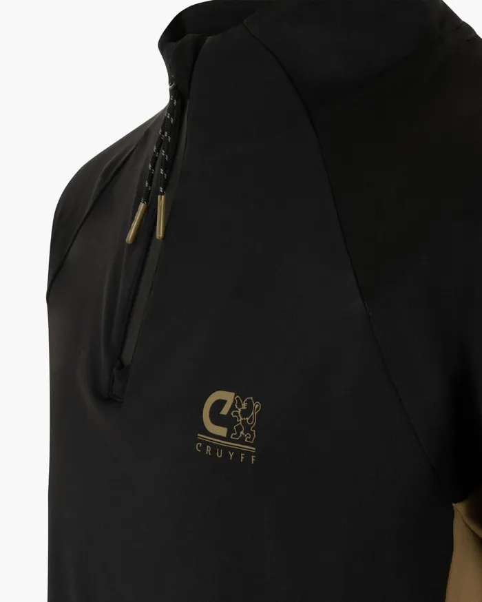 Junior Cruyff Tracksuits Corner Suit Blackgold Junior Cruyff Tracksuits Corner Suit Blackgold
