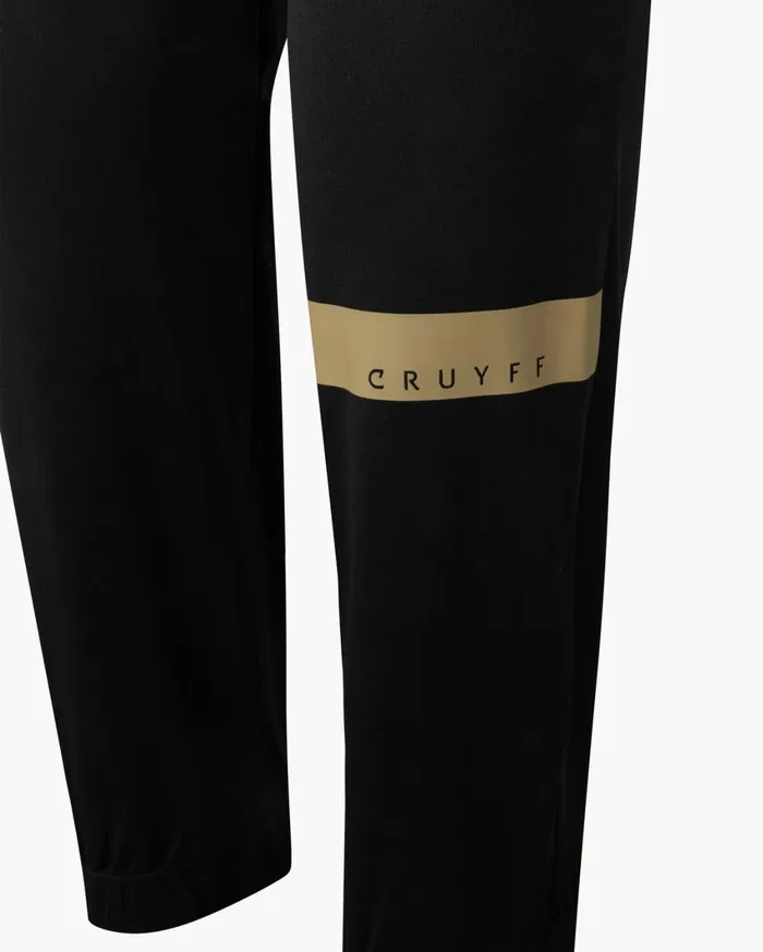 Junior Cruyff Tracksuits Goal Suit Blackgold Junior Cruyff Tracksuits Goal Suit Blackgold