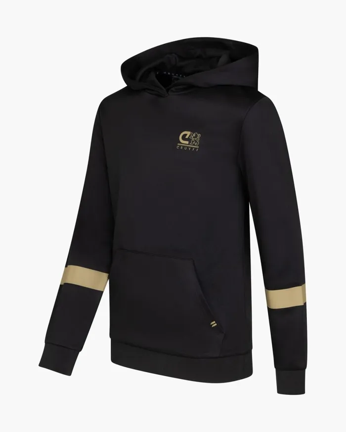 Junior Cruyff Tracksuits Goal Suit Blackgold Junior Cruyff Tracksuits Goal Suit Blackgold