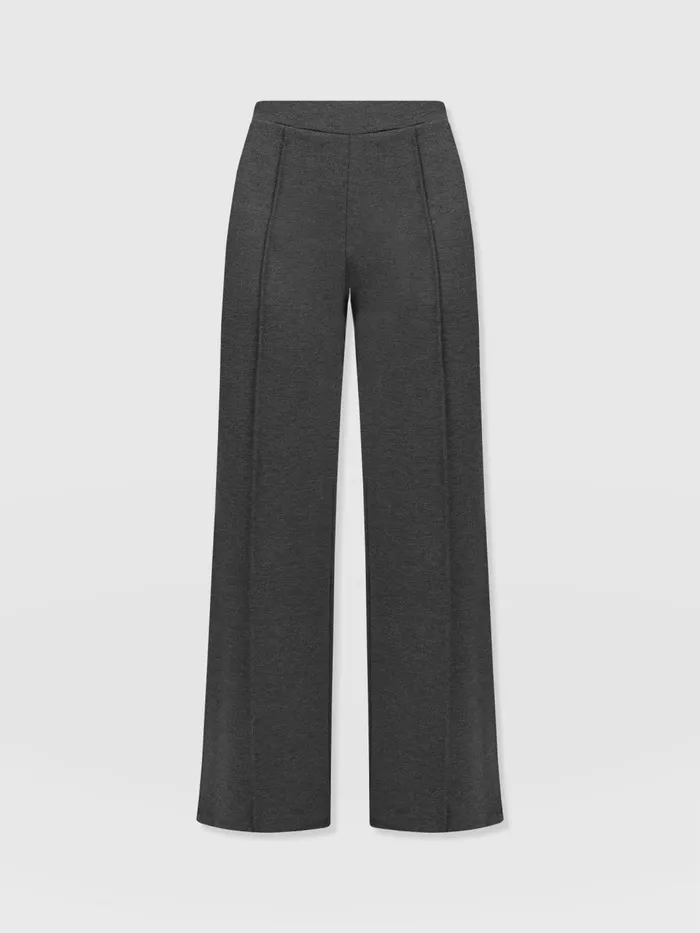 Keller Wide Leg Pant 8211 Charcoal Charcoal Women Saint And Sofia Pants