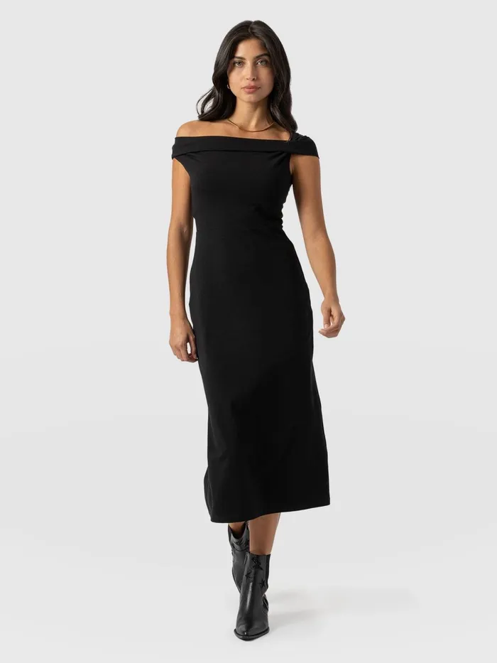 Kelsea Midaxi Dress 8211 Black Black Women Saint And Sofia Dresses