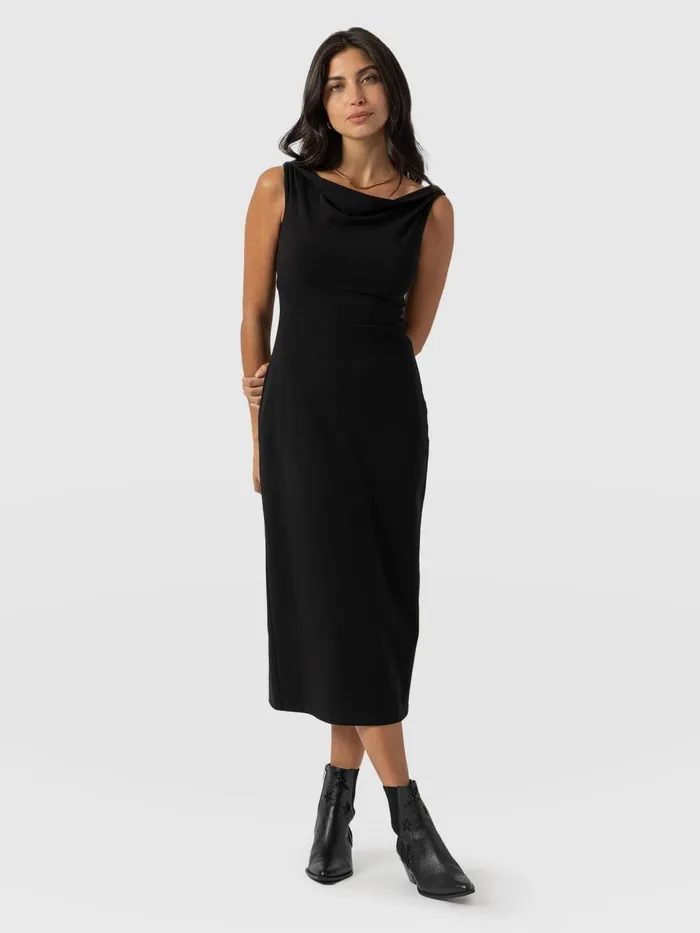 Kelsea Midaxi Dress 8211 Black Black Women Saint And Sofia Dresses