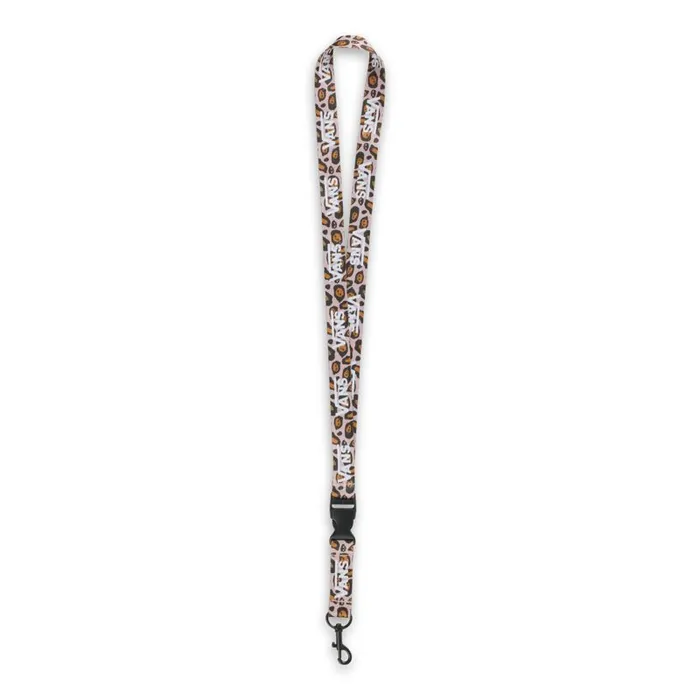 Keychains Women Vans Lanyard Leopard Skull