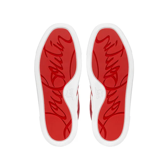Kids Fun Pensa Sneakers 8211 Patent Calf Leather 8211 Loubi Red Christian Louboutin Sneakers