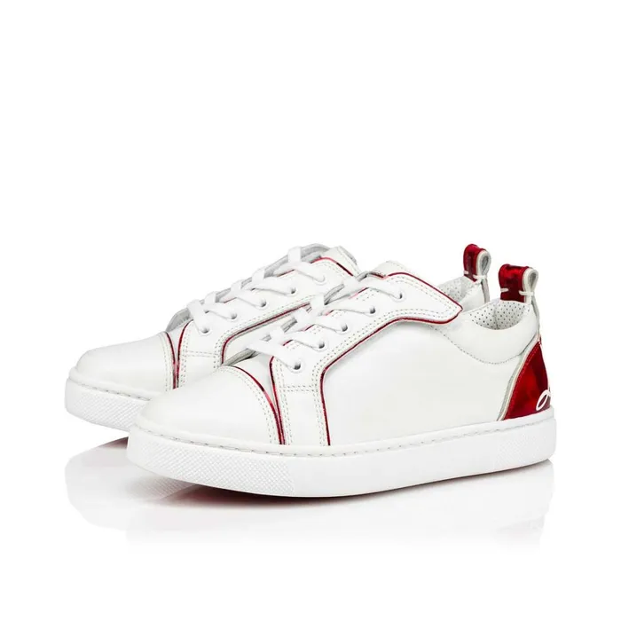 Kids Funnyto Lowtop Sneakers 8211 Calf Leather 8211 Loubi Red Christian Louboutin Sneakers Kids Funnyto Lowtop Sneakers 8211 Calf Leather 8211 Loubi Red Christian Louboutin Sneakers